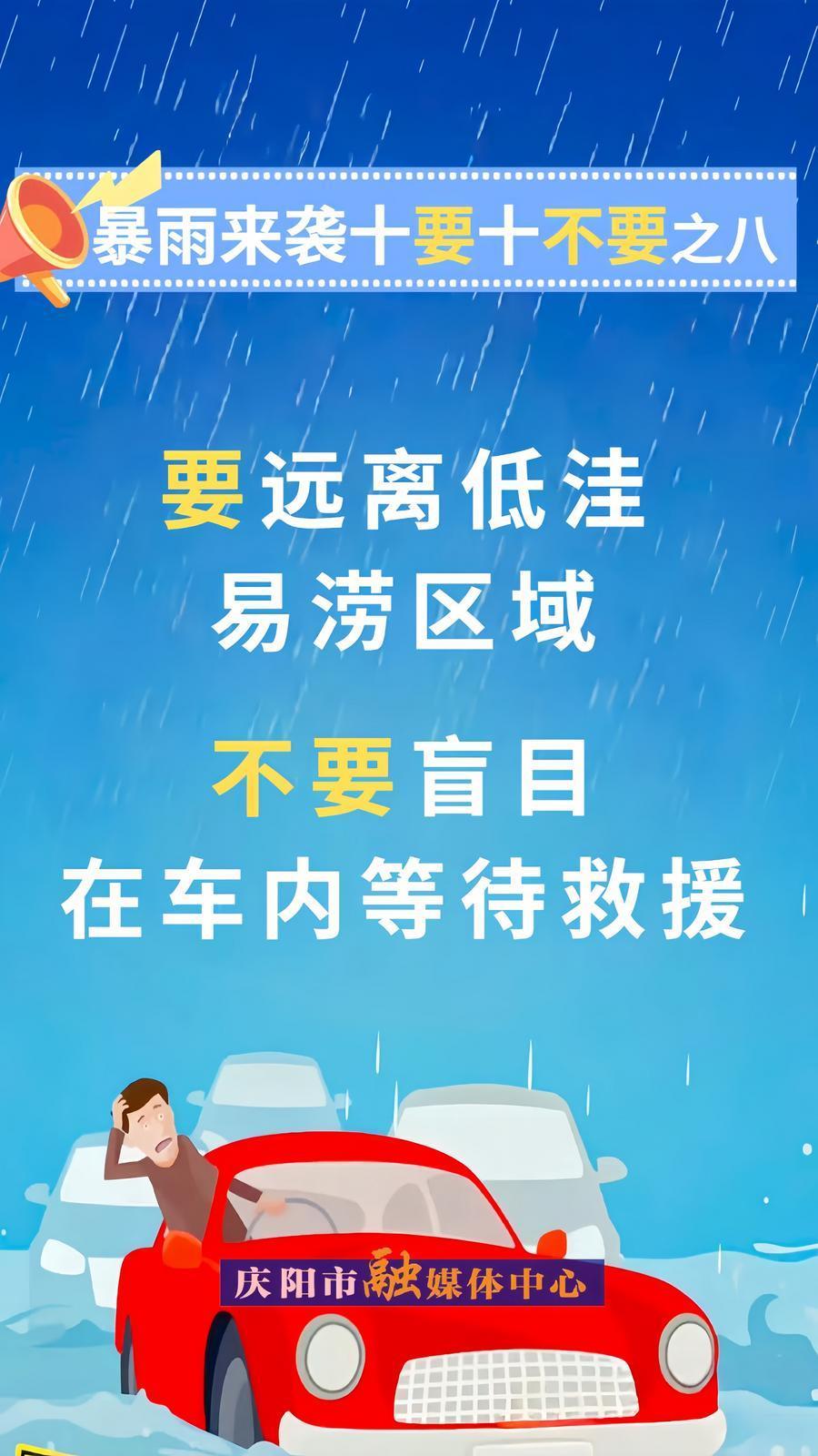微海報︱暴雨來襲十要十不要?⑧