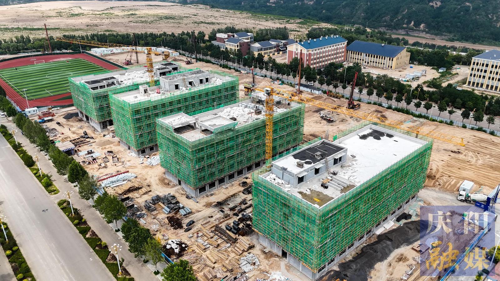 【攝影報道】衡水中學教育模式落地寧縣  新高中8月交付啟用