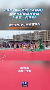 2025年慶陽市“大賢杯”和美鄉(xiāng)村籃球大賽暨“平泉·村BA”丨黃岔村隊VS景家黑牛隊
