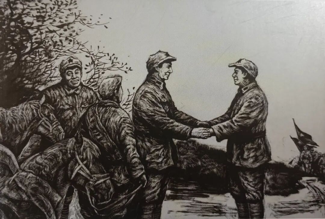 弘揚南梁精神丨永坪鎮會師