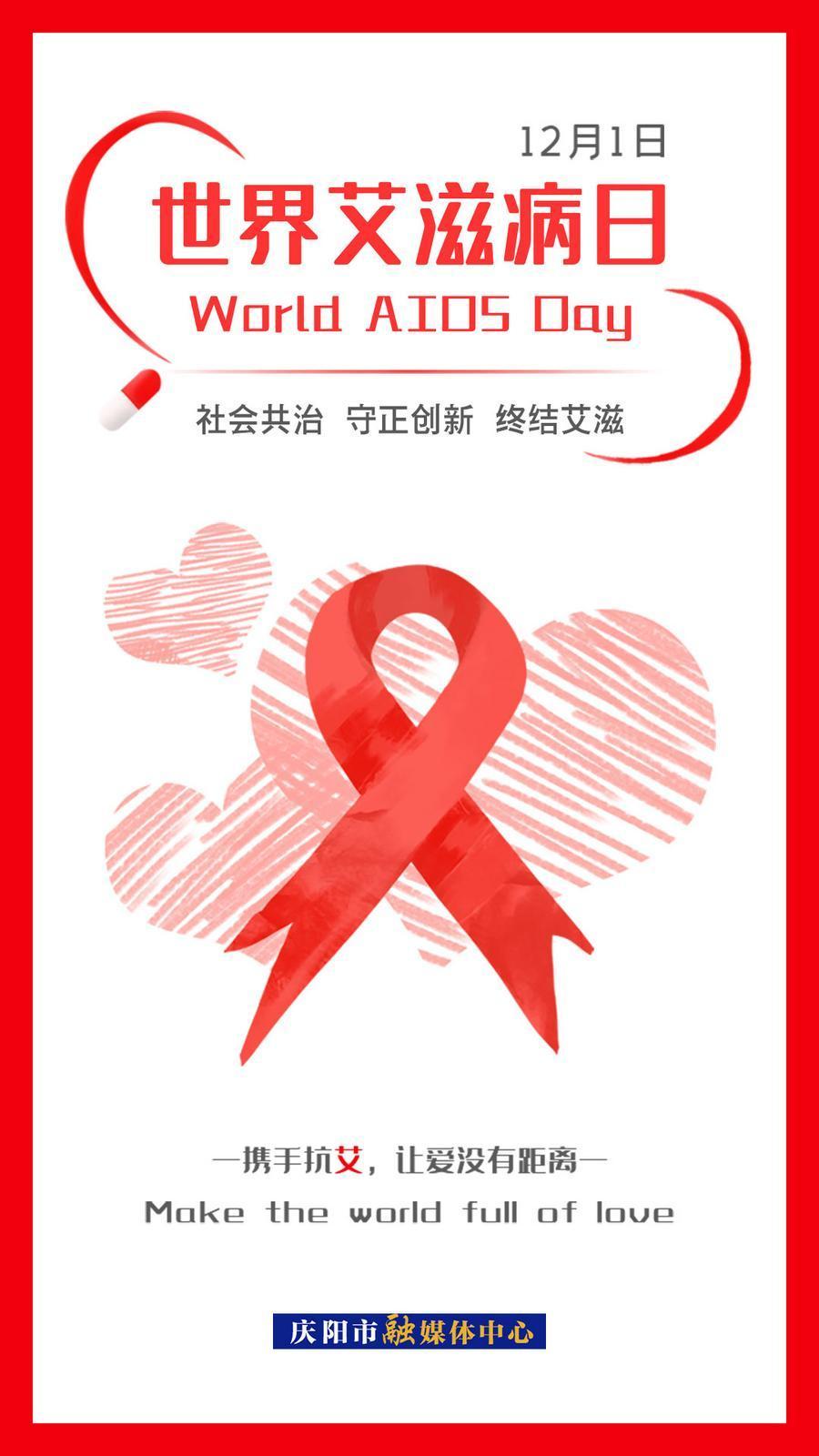 【微海報】世界艾滋病日 | 社會共治 守正創新 終結艾滋