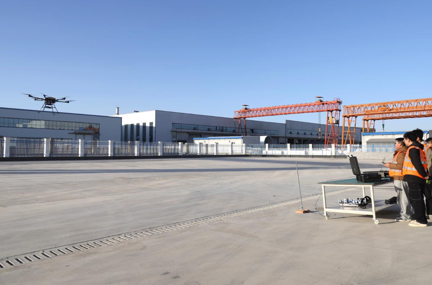 西峰區首架本土制造特種無人機下線