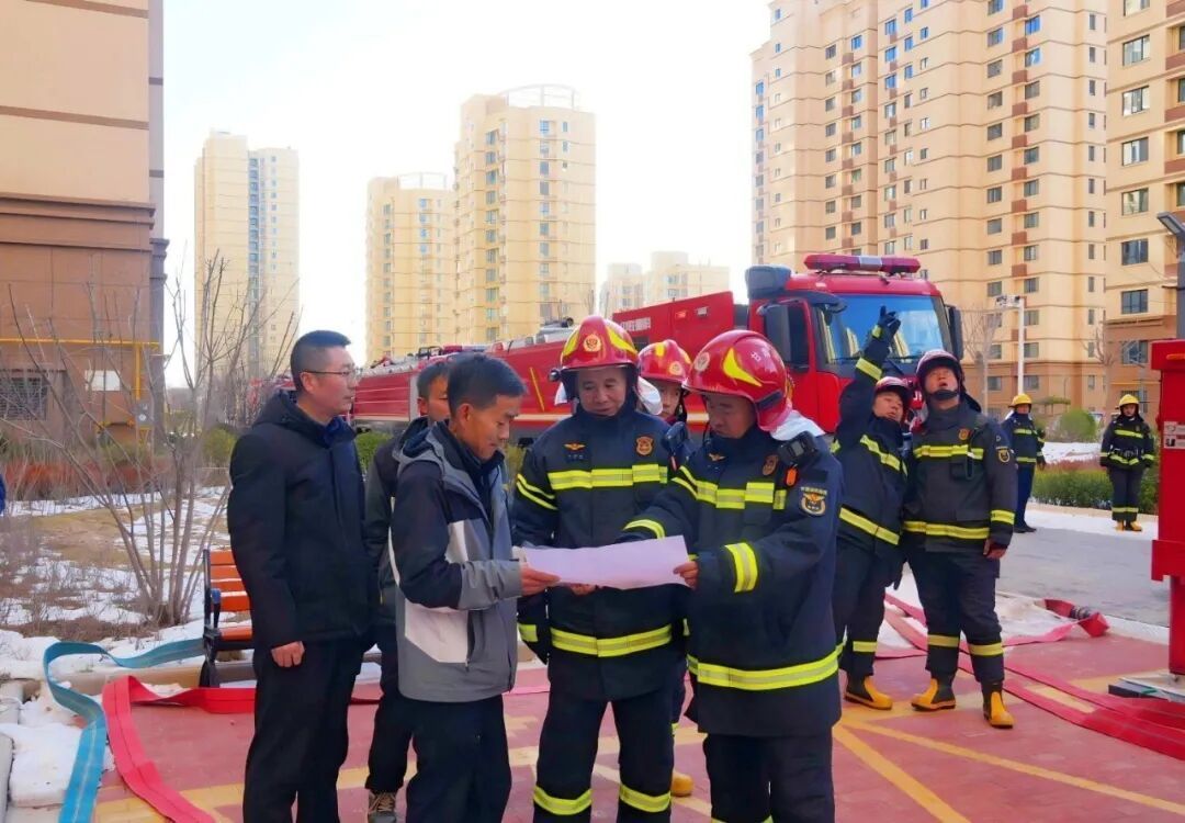 慶陽消防開展高層住宅建筑滅火救援實戰(zhàn)演練