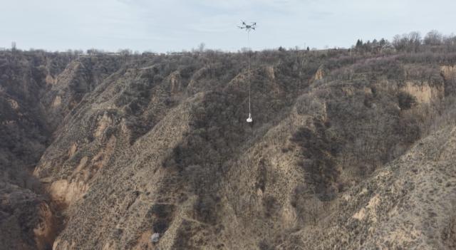 【低空樞紐·飛手基地】合水：無人機“云端送綠”為生態建設插上科技翅膀