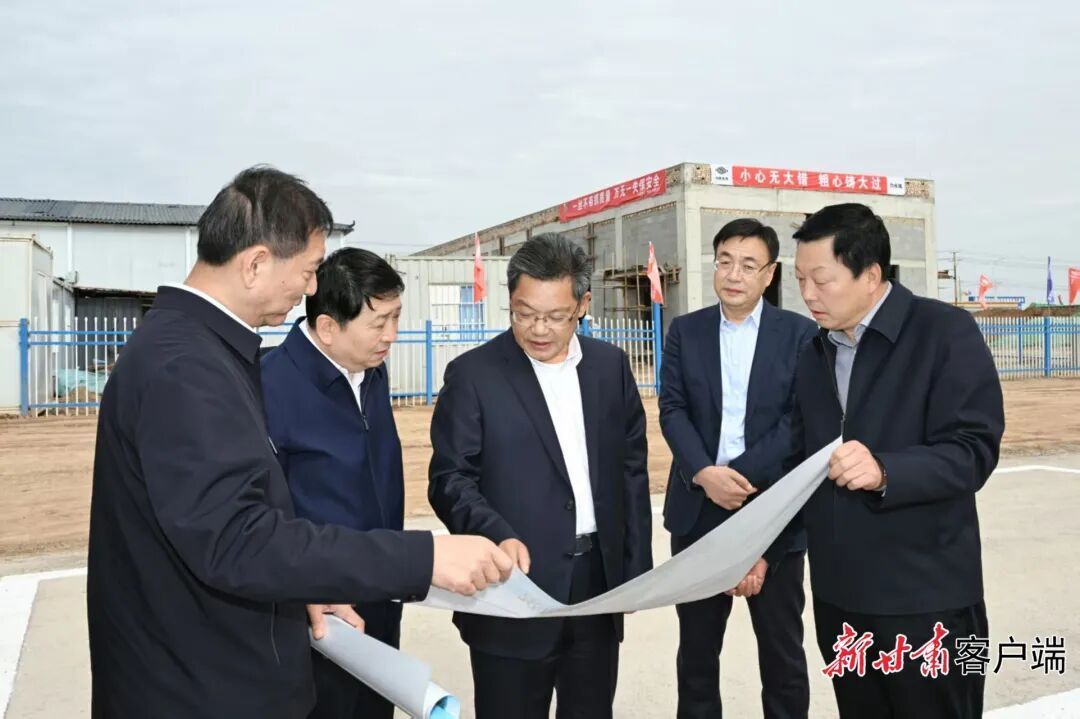 任振鶴在慶陽市調研